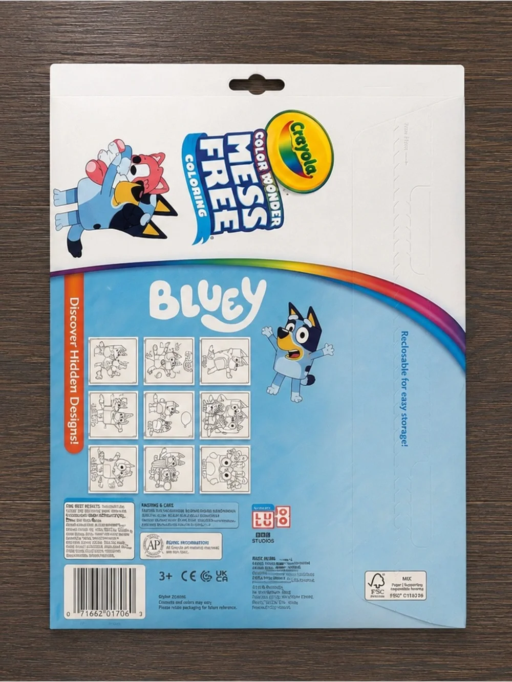 Crayola Mess Free Coloring Set - Blue, Yellow & Multicolor